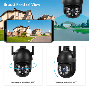 Caméra IP réseau 4K WiFi PTZ Caméra de sécurité sans fil Caméra de surveillance CCTV Vision nocturne couleur Système de sécurité - Product Image 5
