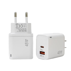 <span class=keywords><strong>Caricatore</strong></span> da Muro USB Type-C 45W PD QC3.0 a <span class=keywords><strong>Ricarica</strong></span> <span class=keywords><strong>Rapida</strong></span> con Spina EU/US per Dispositivi Mobili - Product Image 1