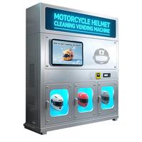 Machine de nettoyage de casques 24h/24, machine de nettoyage en libre-service à 3 compartiments, machine de stérilisation, usine source pour le commerce extérieur, OEM