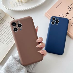 มีช่องเสียบการ์ดในตัวเคสโทรศัพท์มือถือสีทึบ TPU สำหรับ iPhone 17 16 15 Air 14 13 12 11 PRO MAX อุปกรณ์เสริมฝาครอบป้องกัน - Product Image 5