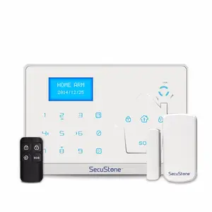 Ademco sistema de alarma inalámbrica gsm sistema de alarma de seguridad con identificación de contacto para la CMS