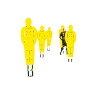 LISKI Équipement d'entraînement de football de qualité supérieure Mur de football intérieur Mur humain d'entraînement de football