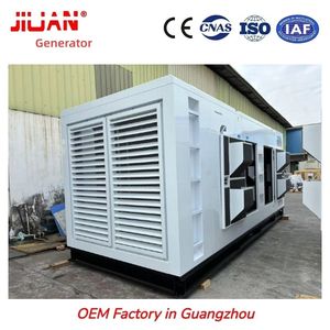 Groupe électrogène silencieux/containerisé de secours haute puissance 1 MW 1000 kW 1250 kVA, modèle KTA38-G9 avec moteur diesel Stamford 60 Hz, Guangzhou - Product Image 3