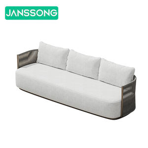 Ensemble de salon de jardin moderne en corde pour hôtel, jardin, piscine, canapé de luxe pour complexe hôtelier, ensemble de meubles d'extérieur, canapés de jardin, mobilier de jardin en métal - Product Image 6