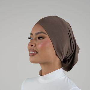 Muslim classical under <b>hijab</b> <b>cap</b> solid color daily Customizable Breathable Lightweight Soft Stretchy Durable - Product Image 1