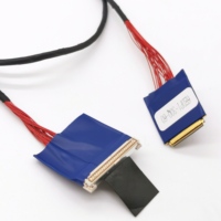 Câble LCD LVDS 0,5 mm avec connecteur 20453-240t vers connecteur Hirose DF14-30S-1.25C