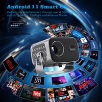 Proyektor Pintar Mini AOKANG A10 Android 11.0 Rotasi 180 Derajat WiFi 5G 720P Native untuk Pendidikan Anak, Home Cinema, Hadiah, Vendor