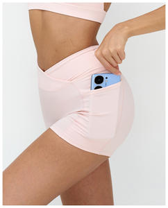 Shorts de yoga sexys para mujer, shorts de ciclista de talla grande para mujer, shorts de gimnasio para mujer, shorts con efecto fruncido en el trasero para mujer - Product Image 4