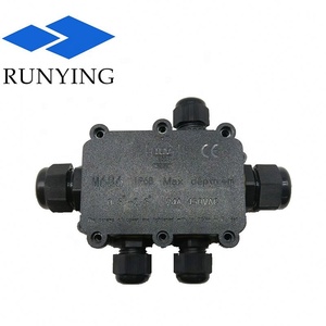 M686-3P IP68 водонепроницаемая распределительная коробка с клеммной колодкой, <span class=keywords><strong>3</strong></span> кабельные ЖЕЛЕЗЫ, уличная коробка для подключения уличного освещения - Product Image 2