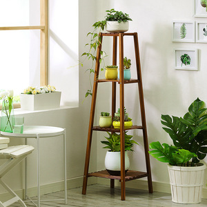 Floor-standing flower stand, balcony, office, living room flower pot stand, succulent plant stand, multi-tiered storage <b>shelf</b>, - Product Image 2