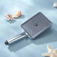 Pommeau de douche portatif ABS à 4 fonctions 106 x 138 mm avec pistolet pulvérisateur Y10021