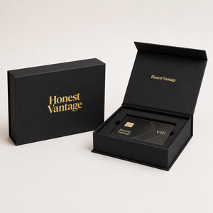 Estuche de Lujo Personalizado para Tarjetas de Crédito con Logotipo, Caja Magnética de Cartón con Estampado en Caliente para Tarjetas VIP, Regalo, Membresía - Product Image 1