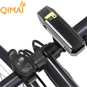 Luz LED inteligente para bicicleta con bocina de control remoto, recargable por USB, luz RGB para conducción nocturna, resistente al agua IPX4, con batería integrada de 2400mAh - Product Image 2