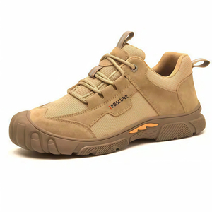 Chaussures de sécurité pour hommes en cuir ultrafin, résistantes à l'usure, respirantes, isolées, anti-écrasement, anti-perforation 6kv - Product Image 1