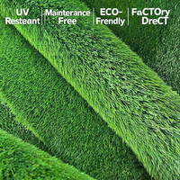 Gazon artificiel résistant aux UV, anti-UV, en SBR Latex pour projets commerciaux, vente en gros aux États-Unis et au Royaume-Uni, haute performance, installation facile