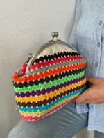 Cadre de sac vintage incurvé de 10,5 cm avec perles, en fer, pour bricolage, remplacement fait main pour sacs à main, portefeuilles, fabriqué au Guangdong