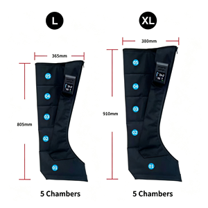Dispositivo portátil de masaje por compresión de aire para la recuperación deportiva, para uso de atletas después de la práctica de deportes, botas de recuperación, masajeador de piernas. - Product Image 6