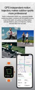 Nuevo reloj inteligente GPS incorporado S216 mujeres ritmo cardíaco 1,78 pulgadas Amoled 3ATM impermeable deportes al aire libre Fitness mensaje Push - Product Image 3