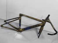 Pintura personalizada especial T800 Cable oculto de carbono Cuadro aerodinámico de bicicleta de carretera de carbono completo