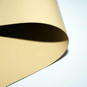 Ngoài trời 900gsm Cấu trúc khung vải độ bền kéo cấu trúc màng vật liệu PVC bạt CuộN - Product Image 2