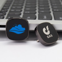 Flashdisk Mini Persegi Tipe C USB dengan Logo Custom Menyala, Pendrive OTG USB Stick untuk Hadiah Promosi Perusahaan