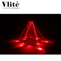 Projecteur Bee Eye 150W, LED multi-effets à six bras, RGBW DMX512 pour piste de danse de boîte de nuit