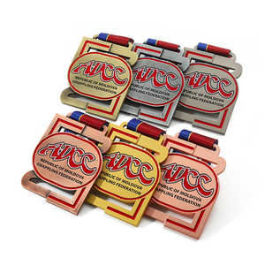 Medalla <span class=keywords><strong>de</strong></span> la Unión <span class=keywords><strong>de</strong></span> esmalte suave 3d, Medalla personalizada <span class=keywords><strong>de</strong></span> metal <span class=keywords><strong>de</strong></span> colores - Product Image 2