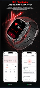 VALDUS <span class=keywords><strong>2026</strong></span> ODM/OEM Özel Marka AMOLED EKG Kalp Atış Hızı İzleme IP68 Fitness Takip Cihazı Akıllı Saat CARDIGO GPS Akıllı Saat - Product Image 2