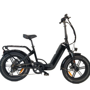QUEENE/nouveau vélo électrique pliant à gros pneus à suspension complète alimenté au lithium caché vélo électrique pliant - Product Image 1
