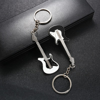 Porte-clés guitare homme Mini porte-clés basse mignon porte-clés voiture haut de gamme porte-clés guitare électrique porte-clés métal unique guitare