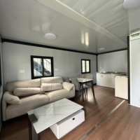 Maison conteneur extensible à 2 étages, préfabriquée, conteneurs pliables de 20 pieds à vendre