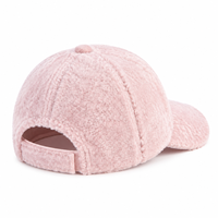 Casquette de baseball douce en sherpa pour femmes et hommes, hiver, chaude, en polaire duveteuse, visière incurvée, réglable, couleur unie, chapeau d'extérieur