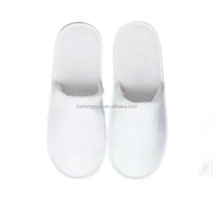 Close Toe Pantoufles Invités Hommes Femmes Voyage Intérieur Maison Jetable Spa Hôtel Pédicure Blanc Gaufre Respirant Pantoufles