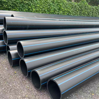Tuyau d'eau haute pression PE100 20-315 mm pour l'irrigation agricole et les systèmes d'alimentation en eau municipale, soudure bout à bout, anti-fuite