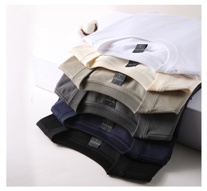 MT2665 Hot Sales New Arrivals Wholesale Custom 240 Gsm Cotton <strong>Blends</strong> Plain T Shirts Men's T-Shirts - Product Image 5