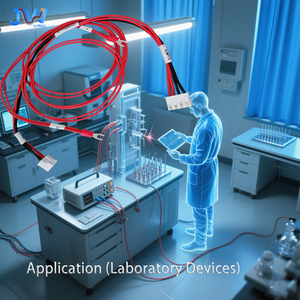 制造商小型镀锡铜线连接器柔性IP67额定电缆组件，用于医疗电源输出适配器 - Product Image 4