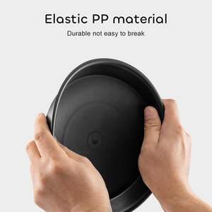 Vente en gros de soucoupe de jardin solide et épaisse de 10 pouces en plastique noir <span class=keywords><strong>pour</strong></span> plantes, grands plateaux ronds d'égouttement <span class=keywords><strong>pour</strong></span> pots de fleurs - Product Image 3