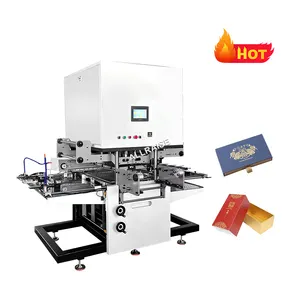 Machine d'estampage à chaud entièrement automatique de feuilles de papier pvc film carton