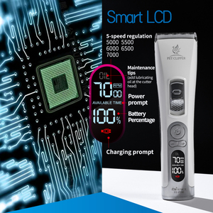 Máquina de Afeitar para Perros Fenice Tijera Eléctrica Profesional para Mascotas Cabezal de Corte de Pelo Profesional para Tienda de Mascotas Cortapelos Profesional para Gatos y Teddy - Product Image 6