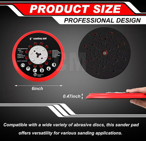 Plaque de support universelle OEM BO/SCH 2608900007 EXPERT, 150 mm, diamètre moyen, pour ponceuse orbitale aléatoire, plaquettes de rechange - Product Image 6