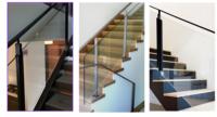 Système de balustrade de balcon moderne en acier inoxydable 316, réglable, résistant à la rouille, avec pince de fixation pour poteau de garde-corps en verre, pour extérieur
