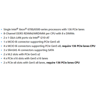 Motherboard Server MS24-SU1 CEB dengan Satu Soket Intel LGA 4710 (Socket E2), Mendukung DDR5
