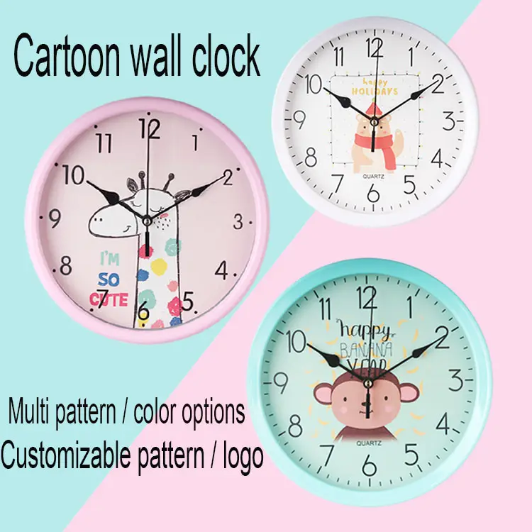 kids room educational teaching learning wall clock