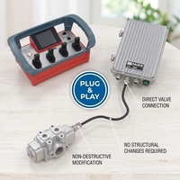 Control Remoto Inalámbrico Universal para Grúa Elevadora, 12V 24V, Alcance de 500m, Equipo Hidráulico Industrial