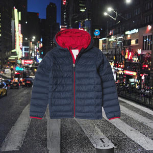 Waterproof Winter Fashion Stylish Custom Design Zipper Puffer <b>Coat</b> for Men Plain Dyed Casual Stand Collar OEM Service - Product Image 3