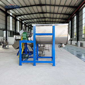 Agitateur à double ruban en acier inoxydable avec moteur AC, machine industrielle de mélange de poudres et de produits chimiques avec décharge pneumatique - Product Image 6