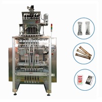 Machine de remplissage et d'emballage automatique électrique numérique multi-voies haute productivité pour sachets de petites doses d'épices, de produits chimiques et de produits à sceller sur papier
