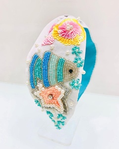 Best Selling Colorful Handmade Beaded <b>Headband</b> For <b>Women</b> Girls Fashion Hair Accessories Stylish Lightweight Comfortable - Product Image 6