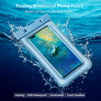 Bolsa Impermeable Flotante para Teléfono IPX8 con Doble Cámara de Aire y Diseño Anti-Hundimiento para Natación