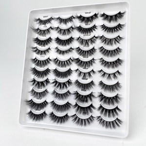 <span class=keywords><strong>Faux</strong></span> <span class=keywords><strong>Cils</strong></span> Naturels en Vison Synthétique Étiquette Privée Individuelle 8-18mm Soie 3D <span class=keywords><strong>Faux</strong></span> <span class=keywords><strong>Cils</strong></span> Vison Personnalisés - Product Image 3